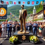 Plan ₿ Forum Unveils Nakamoto Tribute Statue in Lugano