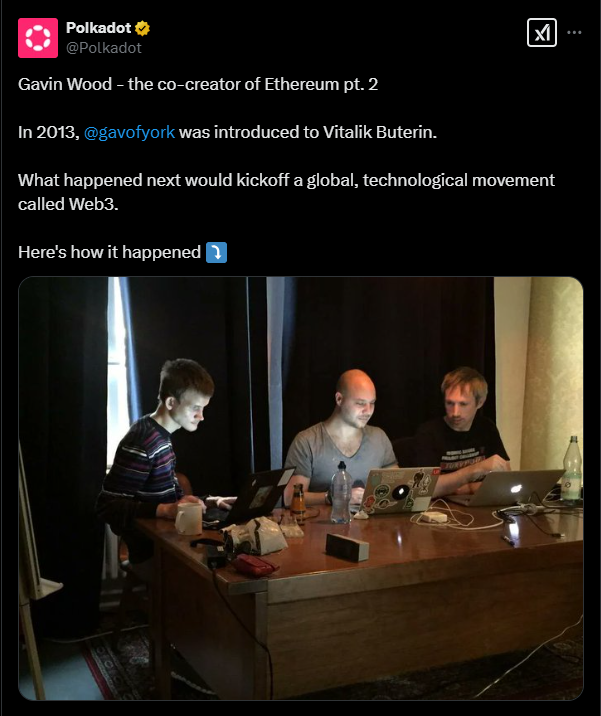 The co-founders of Ethereum | Source: Twitter