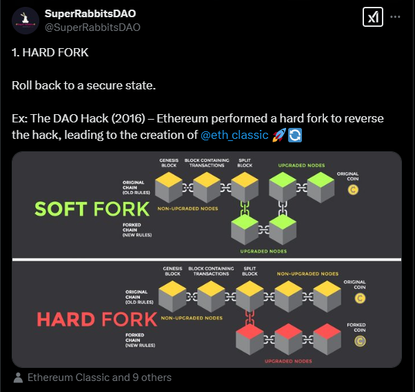 The 2016 DAO hack | Source: Twitter