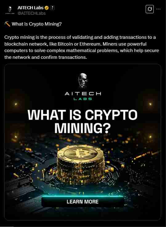 Crypto mining explained | Source: Twitter