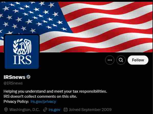 The IRS and tax laws | Source: Twitter