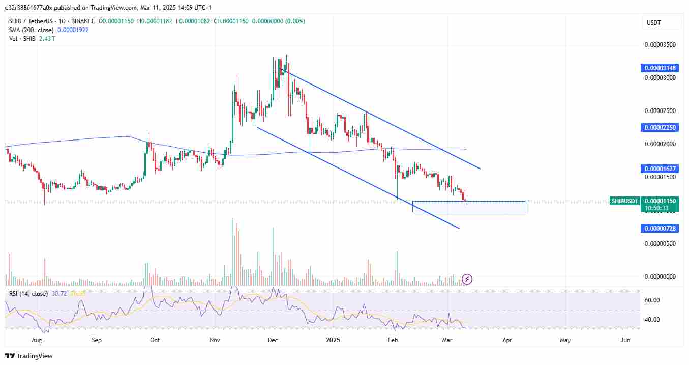 Possible rebound from SHIB | Source: TradingView