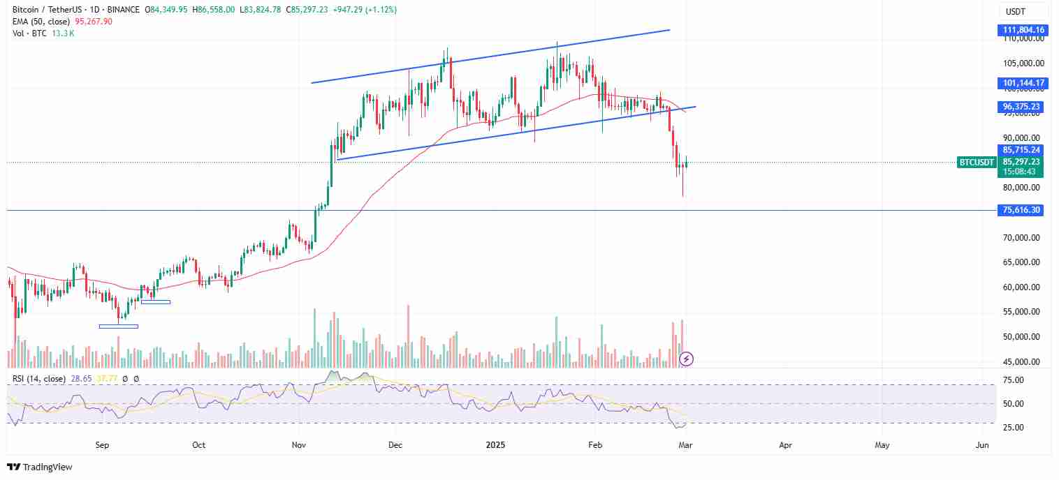 Bitcoin’s ongoing performance | Source: TradingView